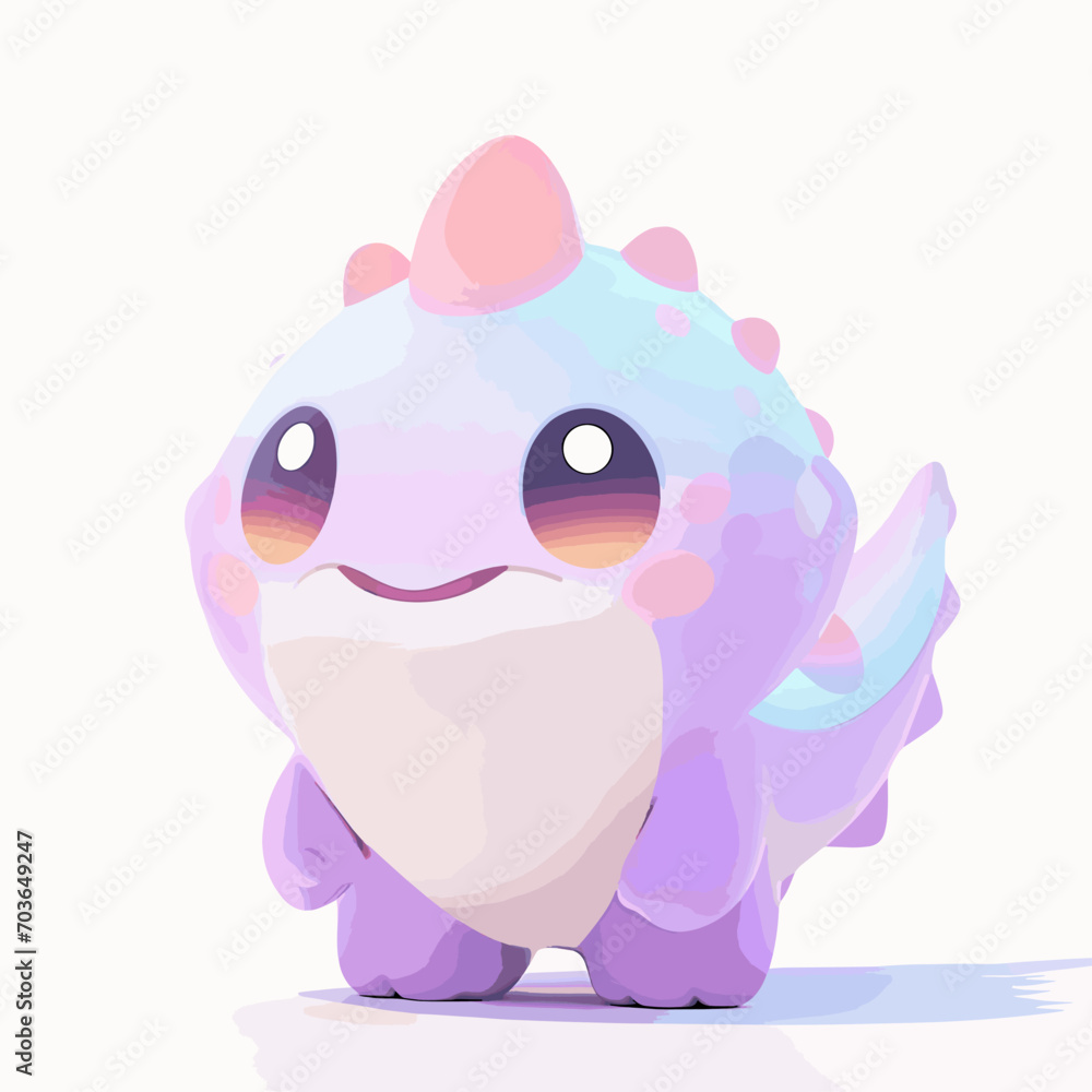 Obraz premium dino with a heart