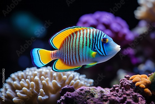 熱帯魚のポートレート,Generative AI AI画像 © beeboys