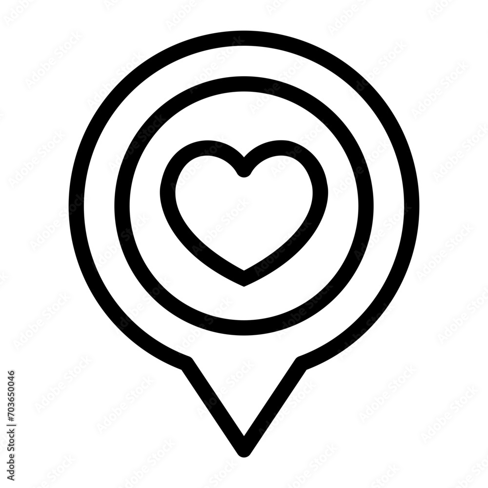 location line icon location line icon