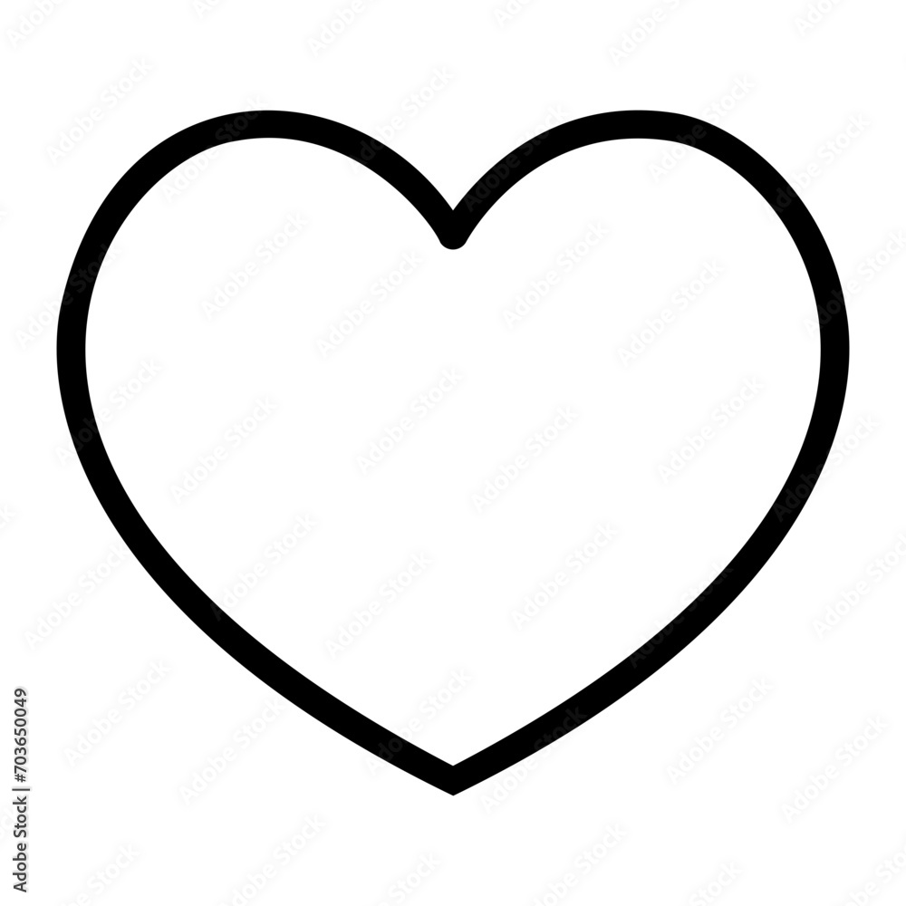 heart line icon heart line icon