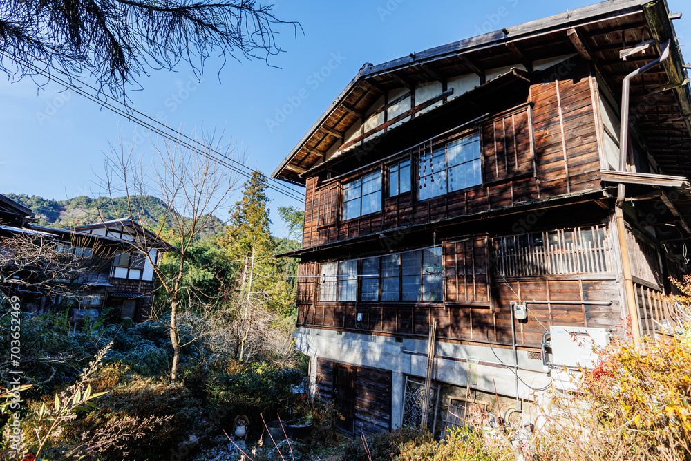 old house in Tsumago-juku, Nagano Japan