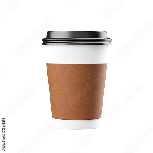 paper coffee cup isolated on transparent background Remove png, Clipping Path, pen tool