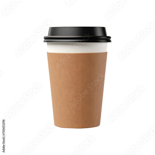 paper coffee cup isolated on transparent background Remove png, Clipping Path, pen tool