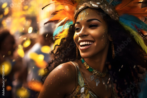 Brazil, carnival, brazilian carnival, brazil, woman in brazil at carnival © MrJeans