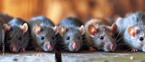 Starving rats waiting to be fed up