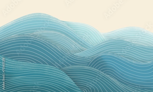 Abstract background with geometric pattern. wave pattern. Japanese style.
