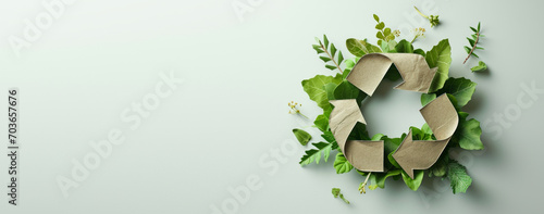 Wallpaper Mural Green Recycle Symbol on White Background. Recycling Sign for World Protection, Ecological Environment, Zero Carbon Dioxide Emissions Torontodigital.ca