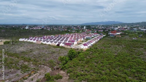 Closely arranged subsidized housing photo