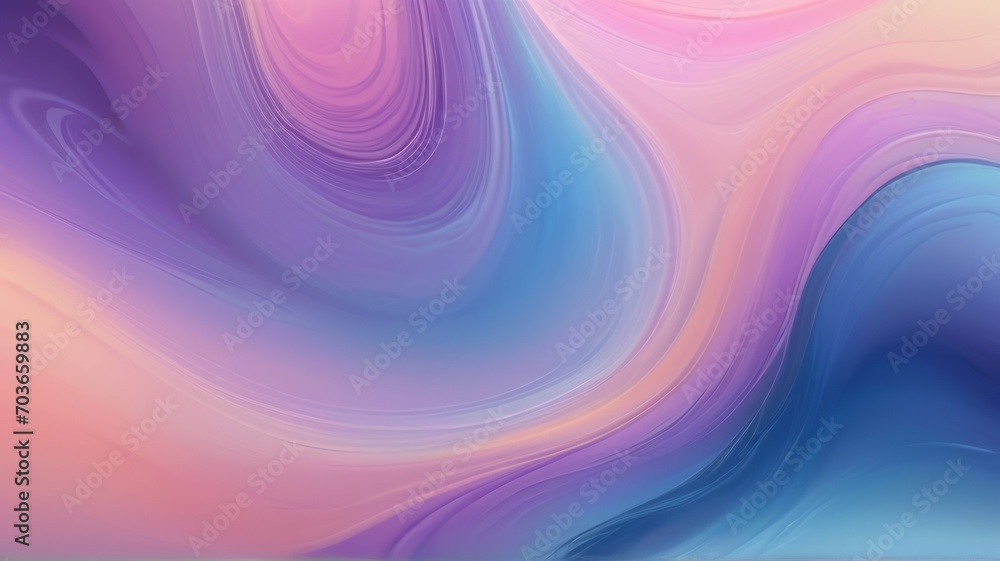 Obraz premium Mesmerizing 3d Rendering Of A Red Pink Gradient Liquid Abstract With Blurred Background