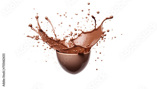 Hot chocolate splash