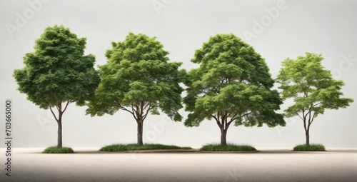 trees in the park tree  nature  isolated  plant  leaf  sky  summer  landscape  white  branch  grass  spring  forest  