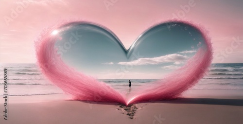 pink heart on the background holiday, red, romantic, decoration, passion, celebration, art, card, pink, concept, icon, cloud, 