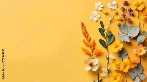 Soft color flower background Created with generative Ai  © Sanuar_husen