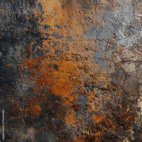 Grunge Background Texture in the Style Slate Grey and Chestnut Brown - Amazing Grunge Wallpaper created with Generative AI Technology © Sentoriak