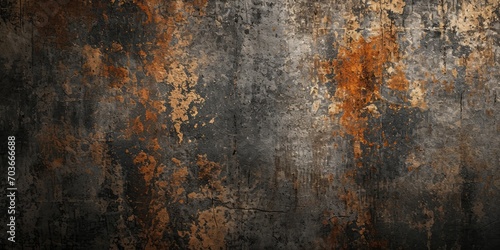 Grunge Background Texture in the Style Slate Grey and Chestnut Brown - Amazing Grunge Wallpaper created with Generative AI Technology