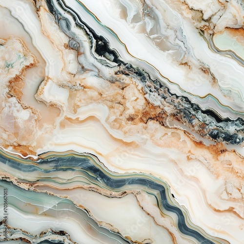  Stackable, repeatable, fluid photorealistic marble pattern in light colors, marble surface background