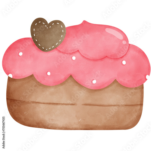 Cupcake Watercolor