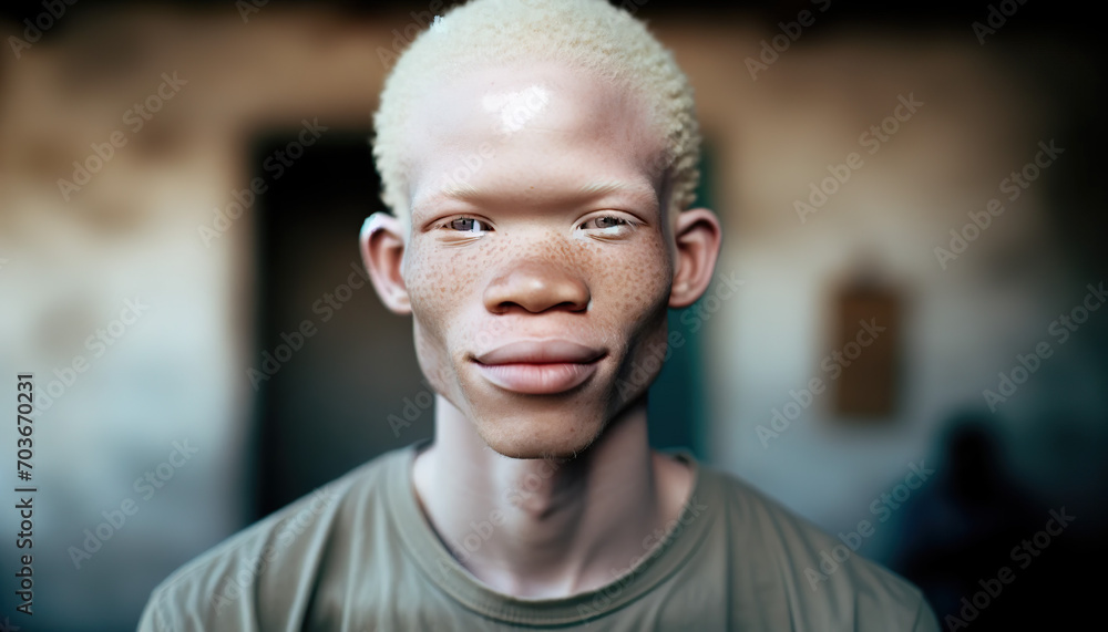 African Albino Man Some People With Albinism In Face In Africa Face 