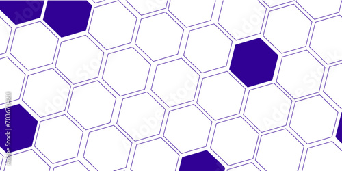 Fototapeta Naklejka Na Ścianę i Meble -  Illustration of hexagon pattern is abstract pattern arranged of hexagon from shape of beehive and honeycomb