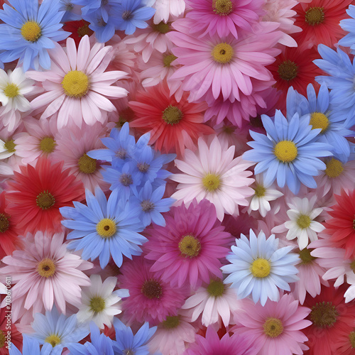 Colorful wildflower wallpaper. Wildflower illustrations.