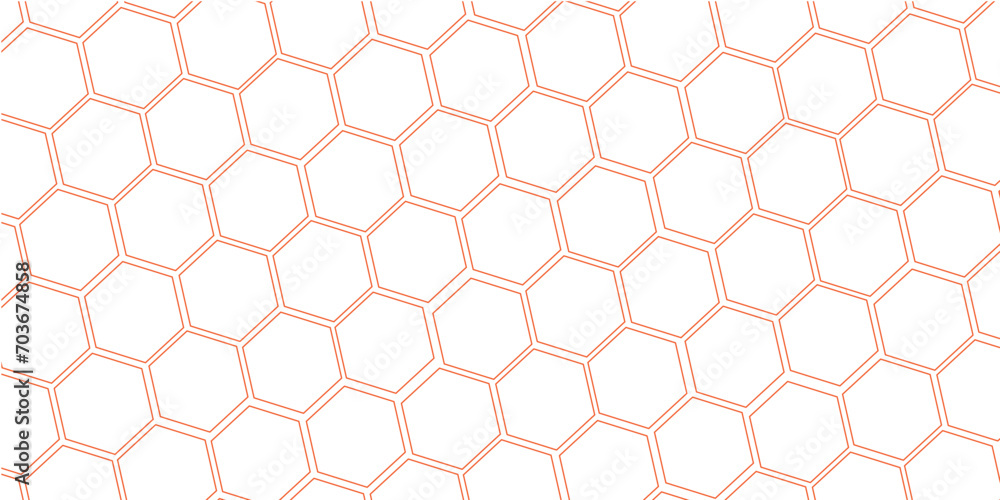 abstract 3d hexagon block pattern in red and white. 3d rendering abstract 3d hexagon block pattern in red and white. 3d rendering