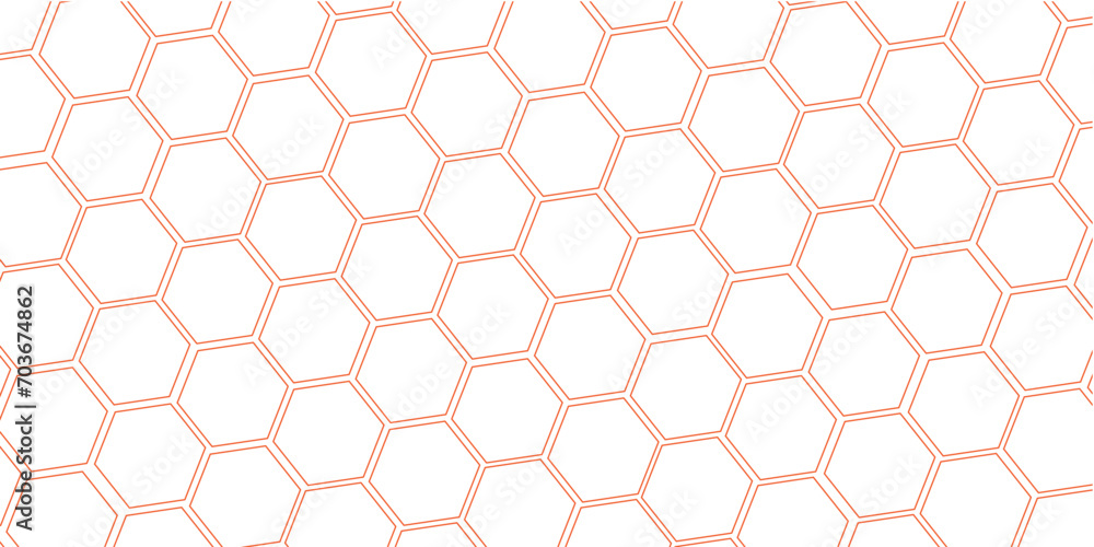 abstract 3d hexagon block pattern in red and white. 3d rendering abstract 3d hexagon block pattern in red and white. 3d rendering