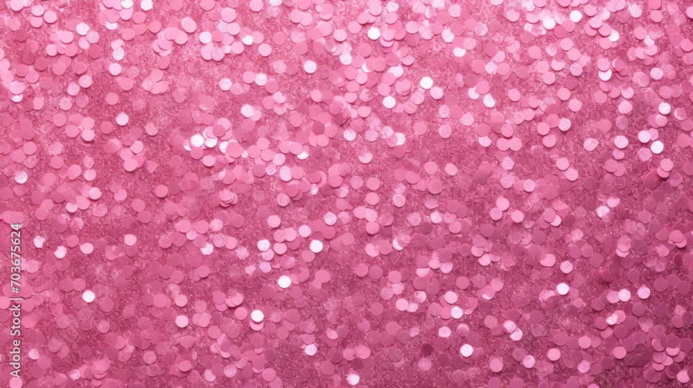 Pink glitter texture background for festive occasions. Festive and celebration backgrounds.