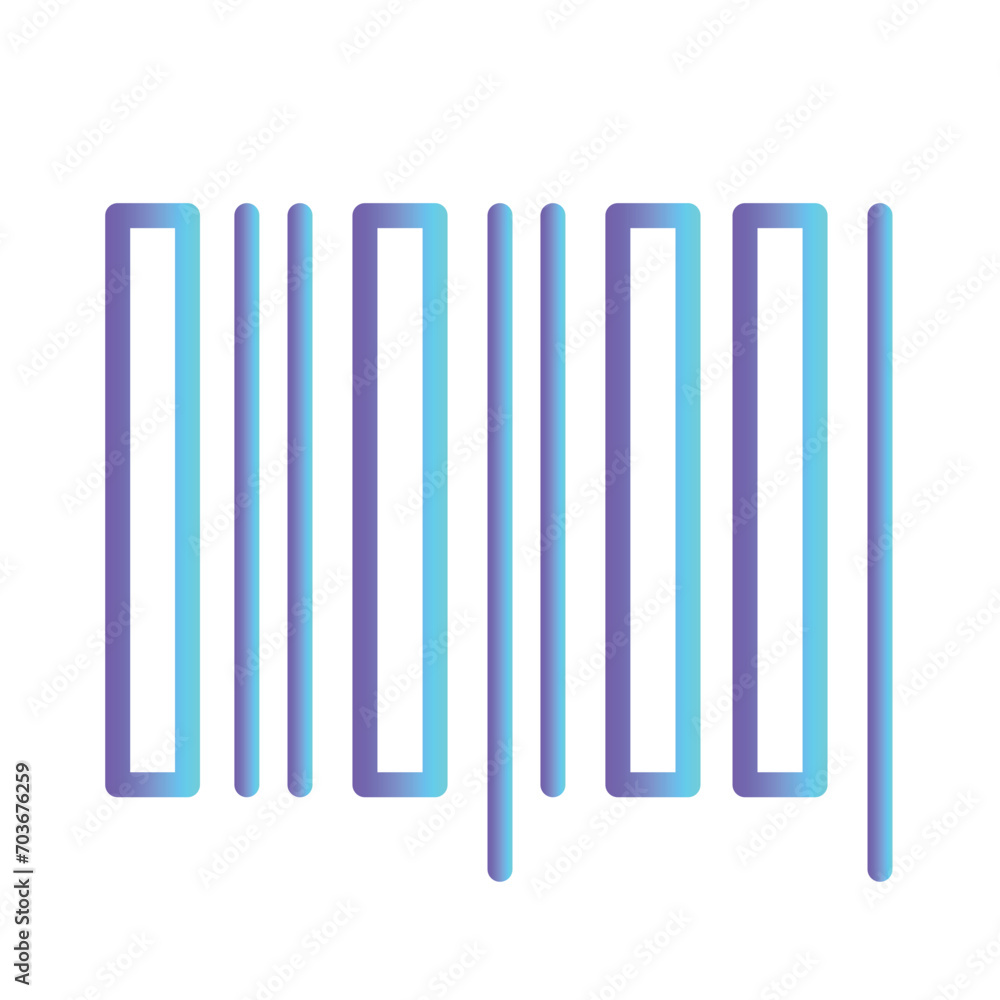 Sale Scan Qr Gradient Outline Icon Sale Scan Qr Gradient Outline Icon