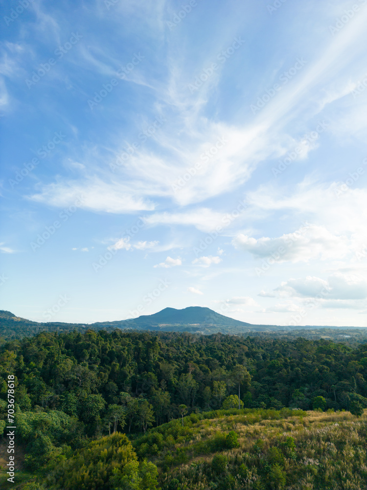 Aerial view of mountains and tropical forests are rich and beautiful.. Aerial view of mountains and tropical forests are rich and beautiful..