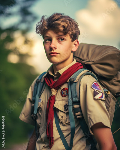 A boy scout summer camp