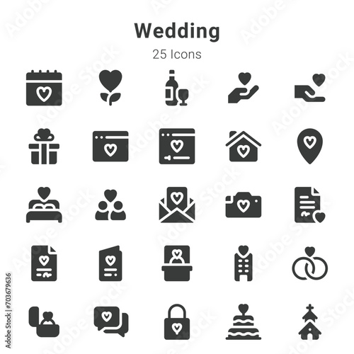 wedding icons