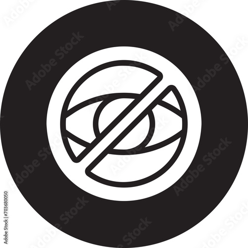 hidden glyph icon