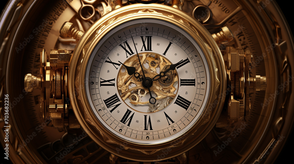 Fototapeta premium antique clock face