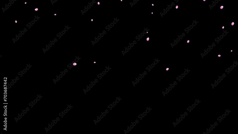 Falling cherry blossoms. Spring Easter Overlay. Animated sakura petals. 59,94fps Falling cherry blossoms. Spring Easter Overlay. Animated sakura petals. 59,94fps