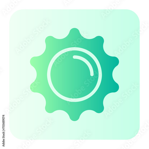 sun gradient icon