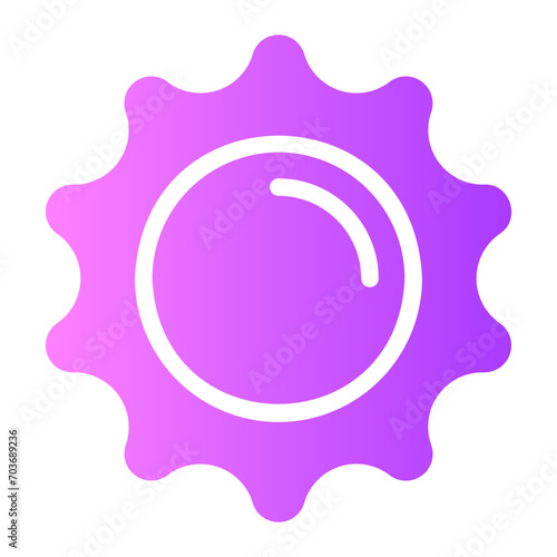 sun gradient icon