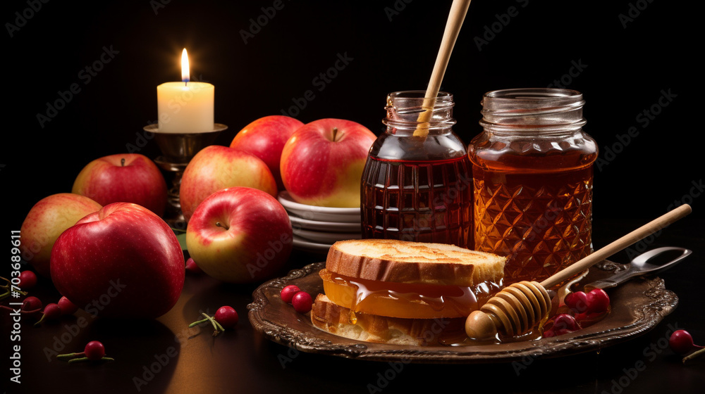 honey and apple honey and apple