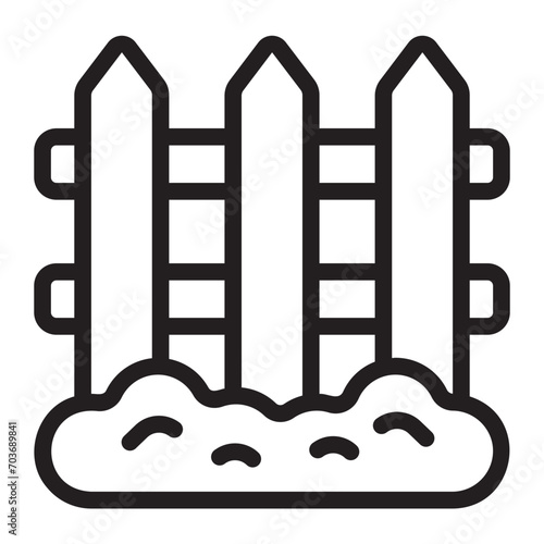 fence line icon