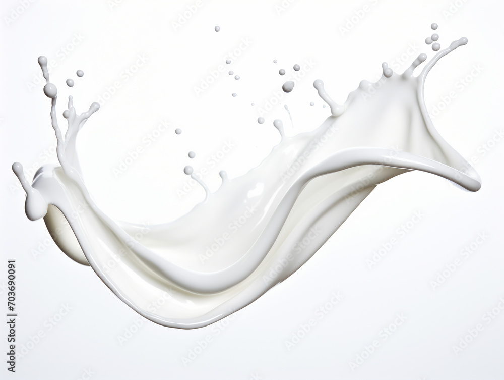Milk drops and splashes isolated on white background. Milk drops and splashes isolated on white background.