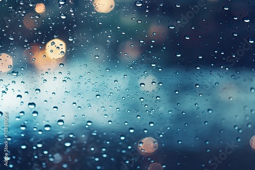 Abstract rain drops, Generative AI