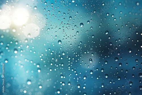 Abstract rain drops  Generative AI