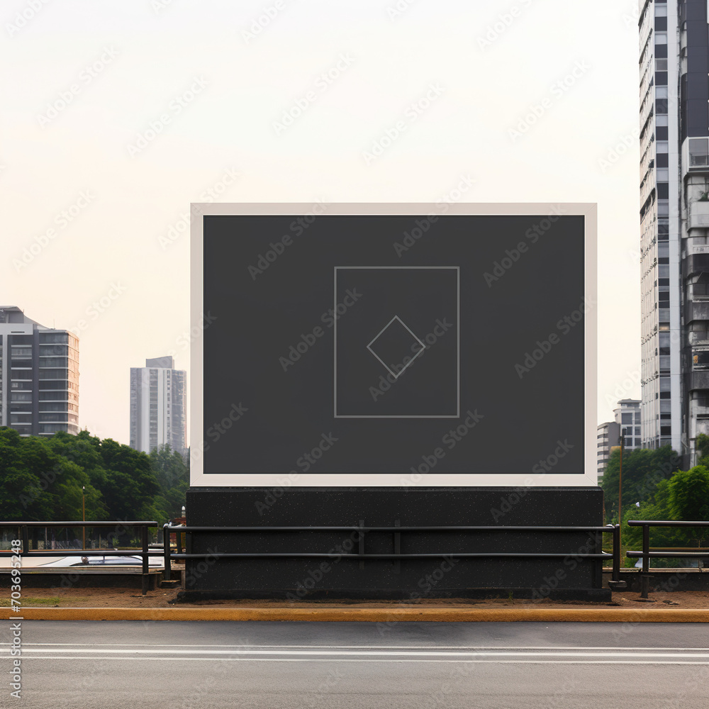 Eye-catching mockup for your advertisement on an urban billboard