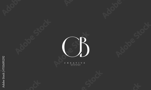 Alphabet letters Initials Monogram logo CB BC C B