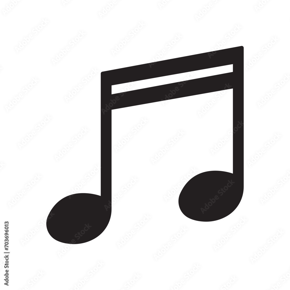 music note icon vector template music note icon vector template