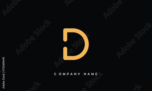D, D Abstract Letter Logo Monogram
