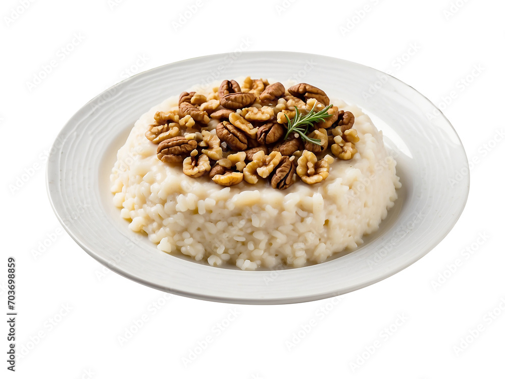 Walnut rice in transparent background Walnut rice in transparent background