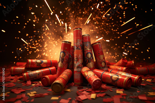 New Year's firecrackers