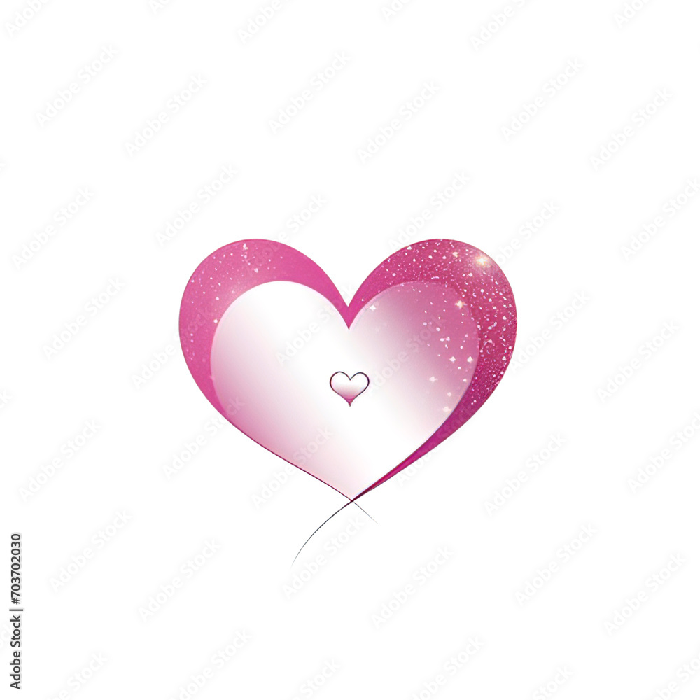Heart in Pink 
