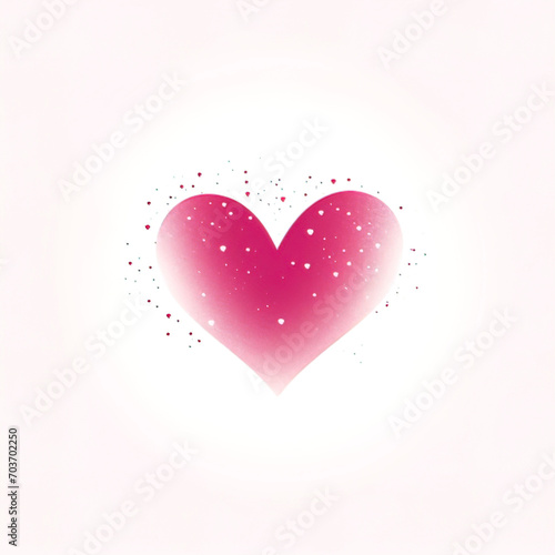 Wallpaper Mural Heart in Pink  Torontodigital.ca