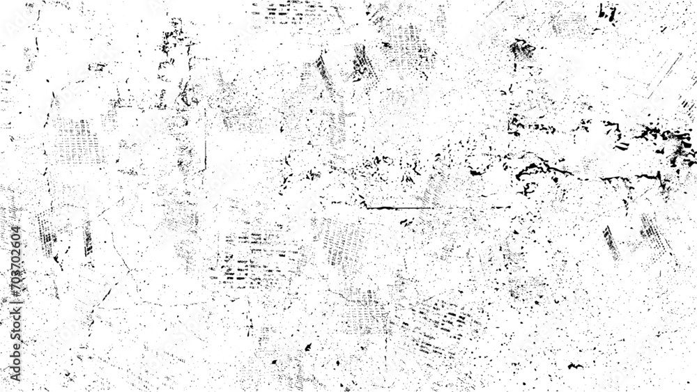 Black grainy texture isolated on white background. Distress overlay textured. Grunge design elements. Dark design background surface. Gray printing element - obrazy, fototapety, plakaty 